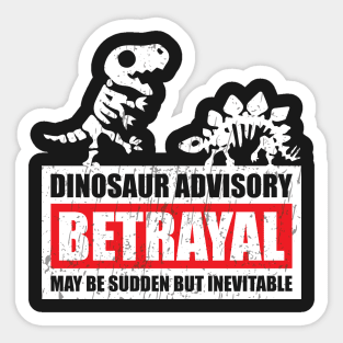 Betrayal Warning Sticker